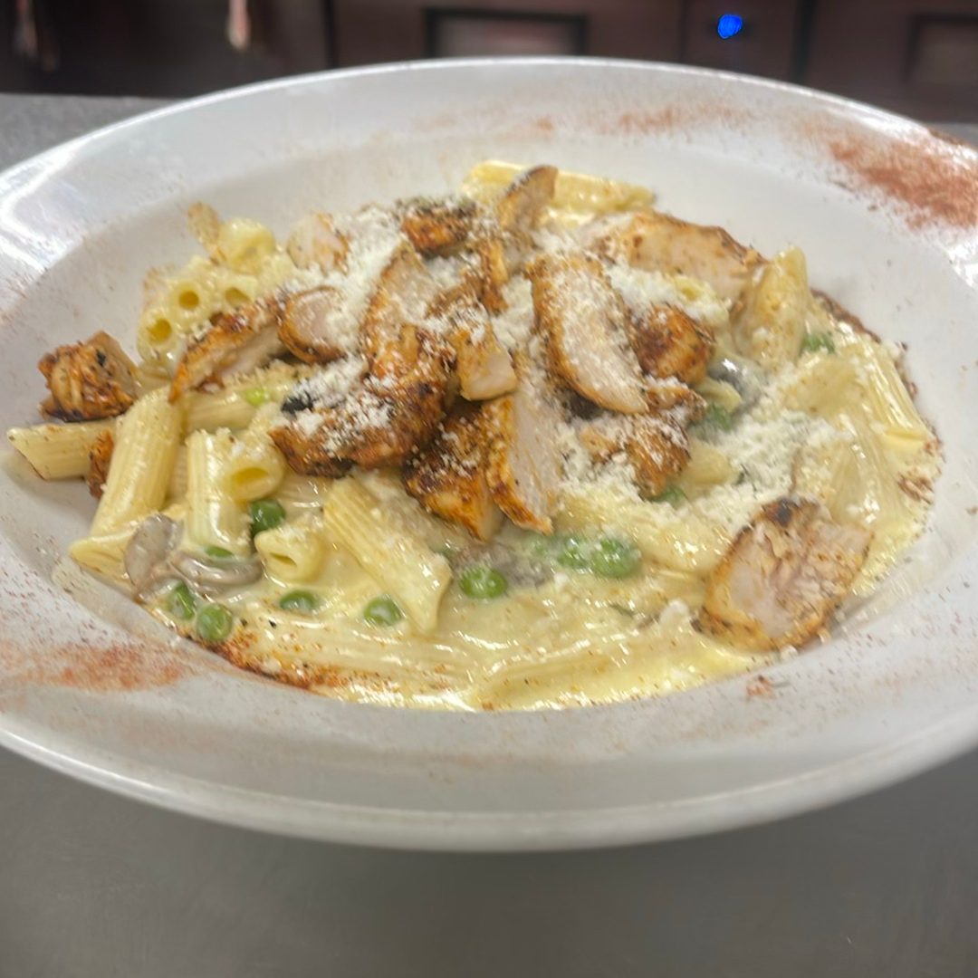 Creamy Alfredo Pasta.