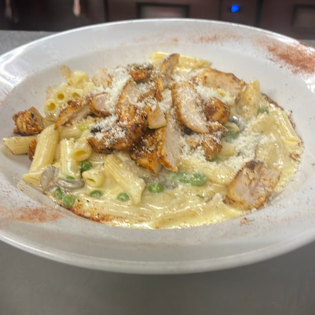 Creamy Alfredo Pasta.