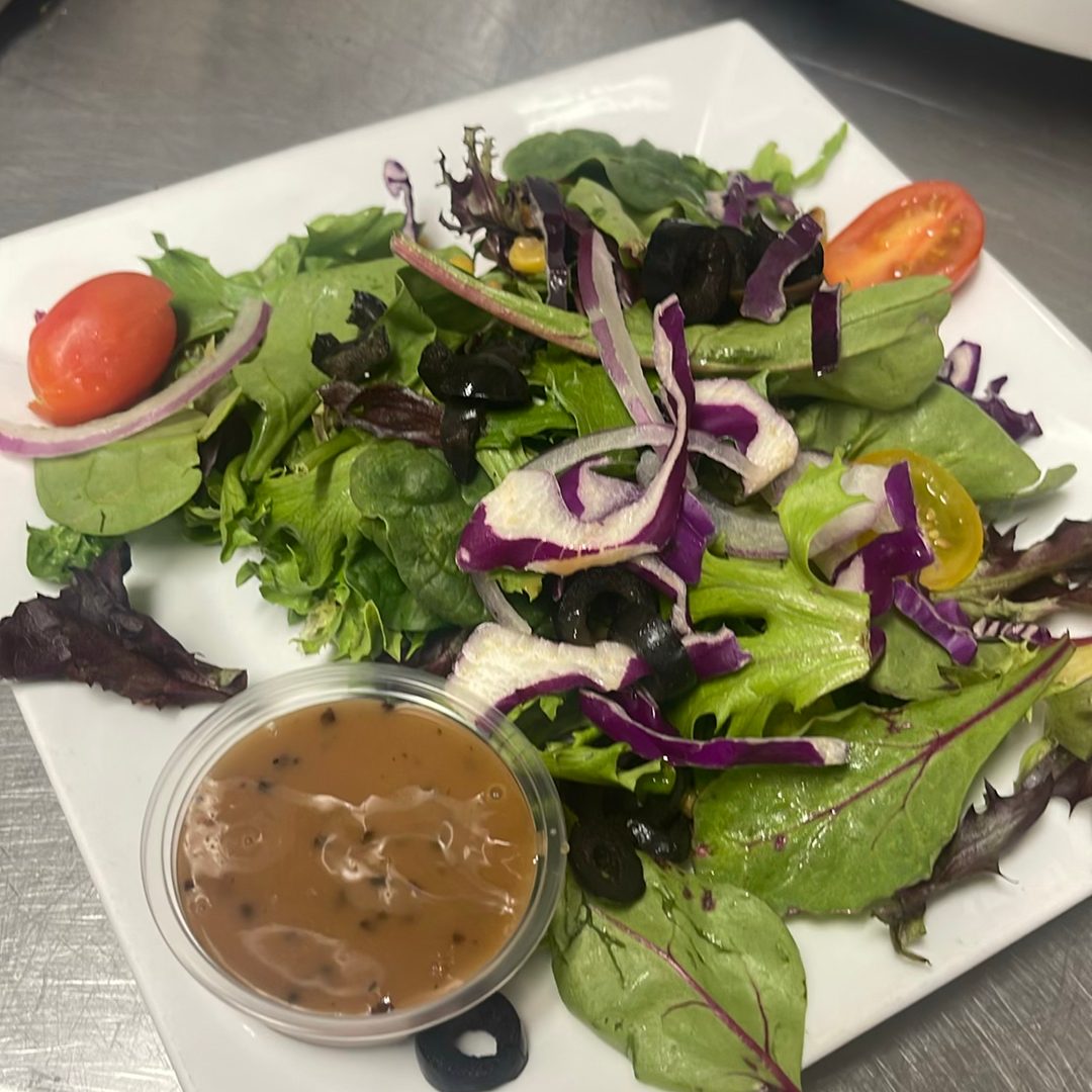 Small Mixed Greens Salad.