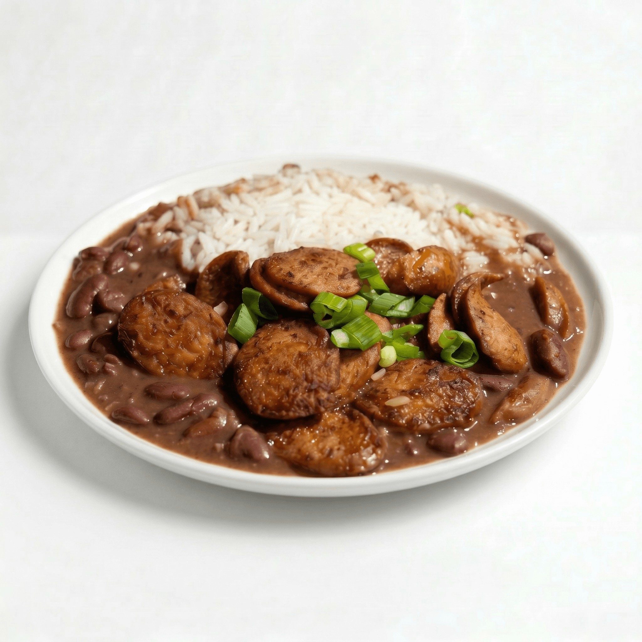 Red Beans Plant Sausage.