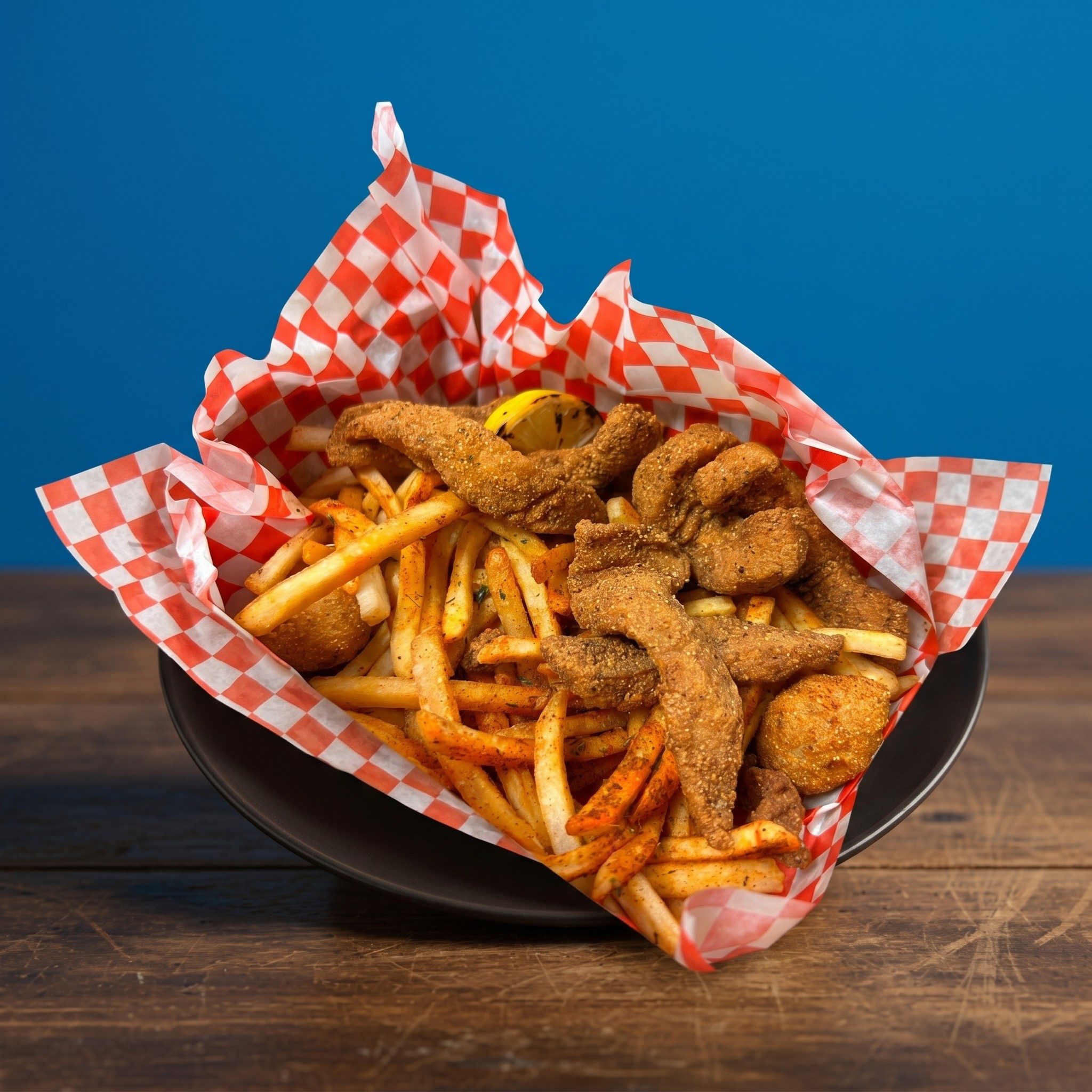 Catfish Strip Basket.