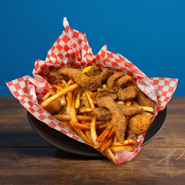 Catfish Strip Basket.